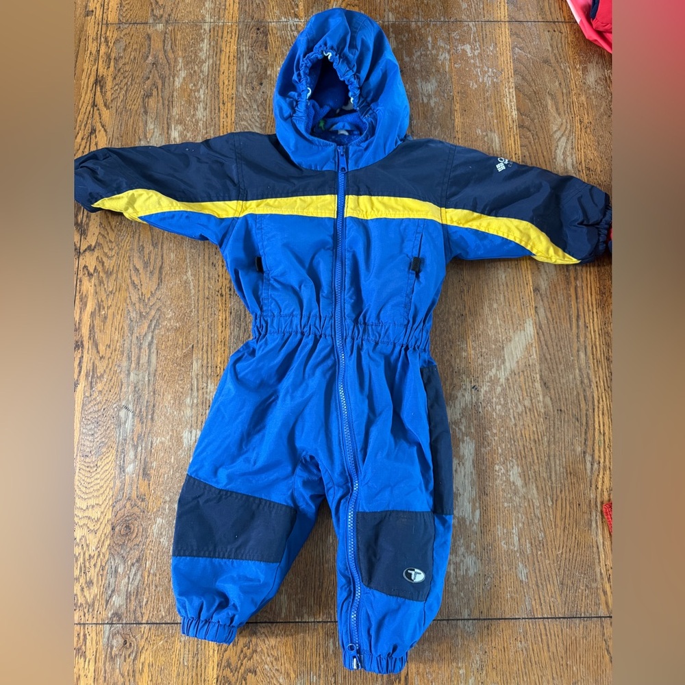 Blue and Yellow Kids Jacket & Coat